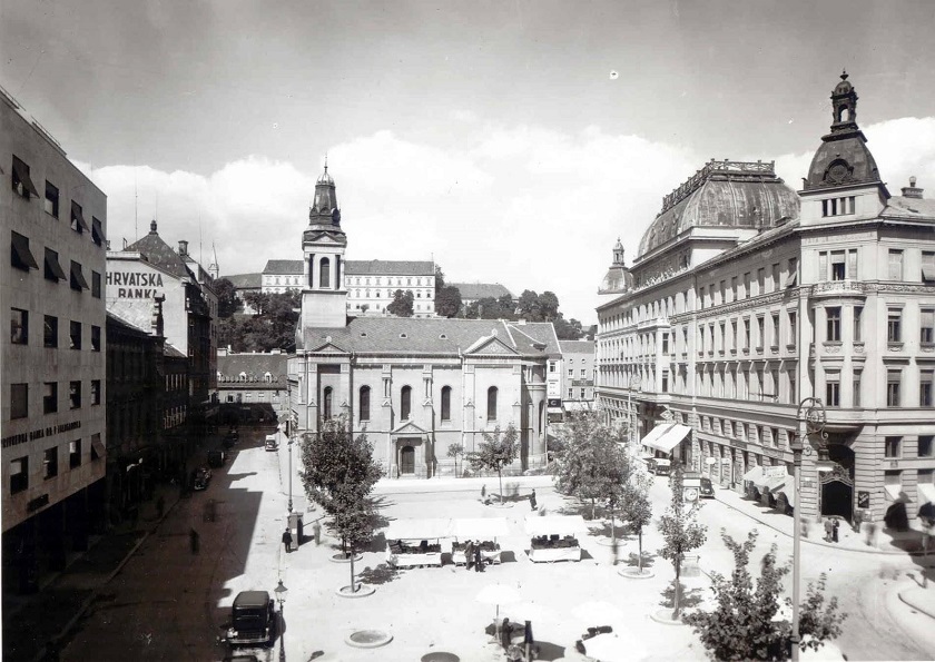 Trg Petra Preradovića 1930-ih godina